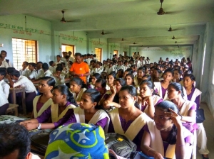 College students participating in Digital India Programme